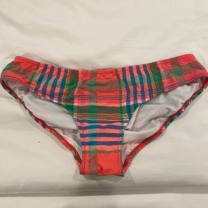 J.Crew Madras bikini bottoms
